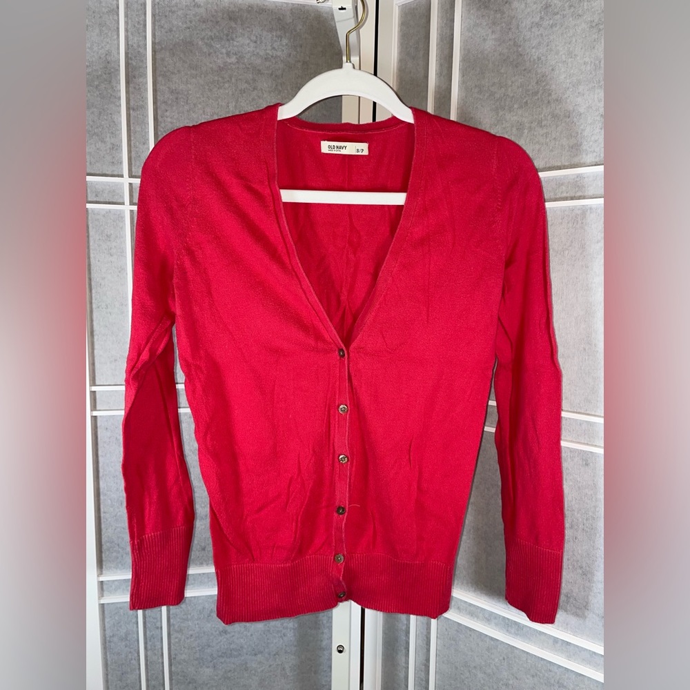 Magenta Cardigan